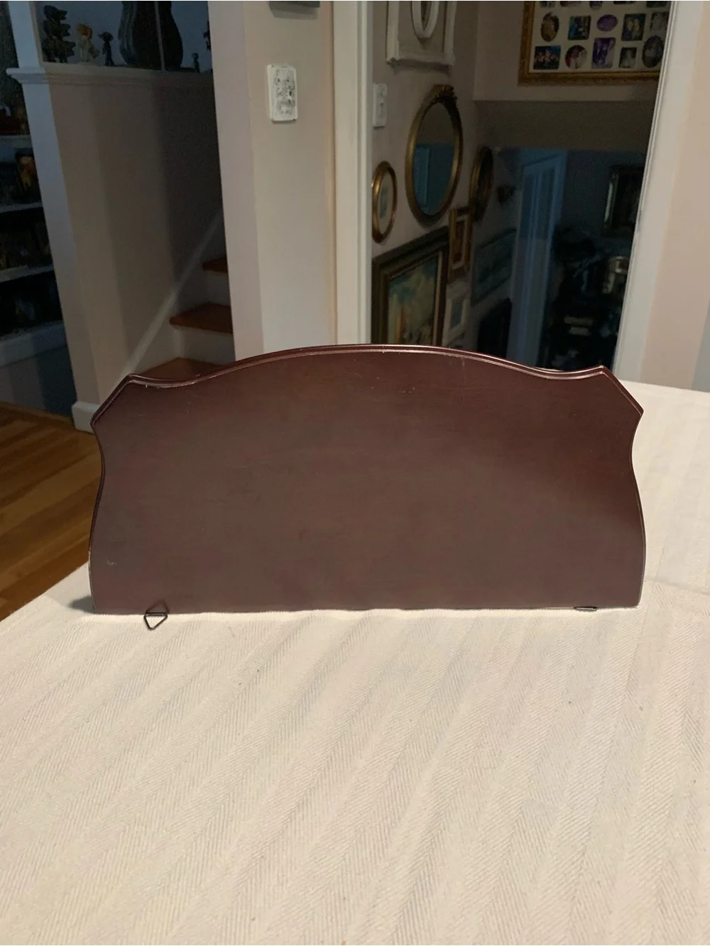 Vintage Bombay Dark Brown Wall Bracket Shelf